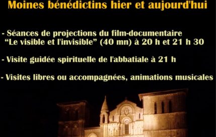 Nuit des église à l’abbatiale Sainte Croix vendredi 28 juin de 19h à 22h30